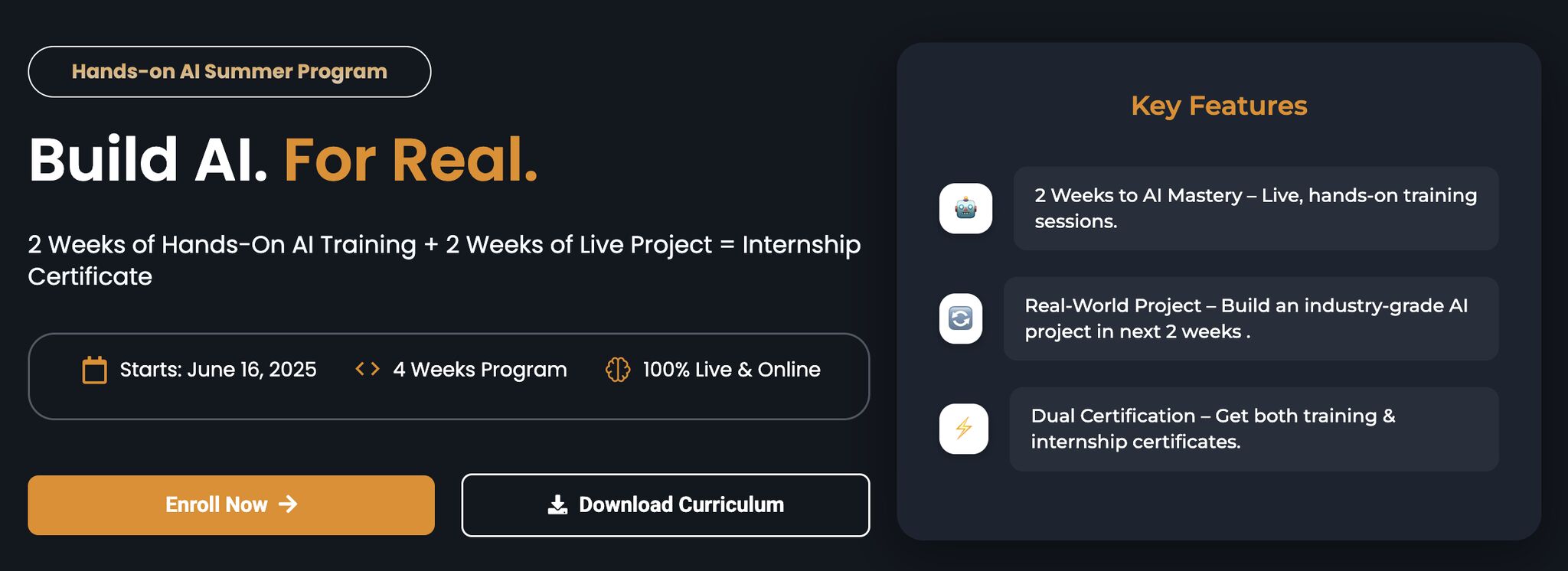 Hands-on AI Summer Program